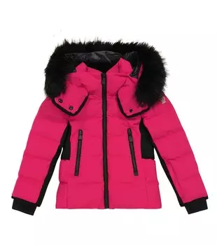 Стеганый пуховик Lamoura Moncler, розовый