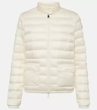Стеганый пуховик lans Moncler, белый