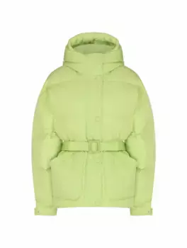 Стеганый пуховик Michlin Ienki Ienki, зелёный
