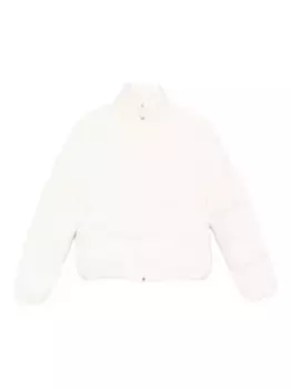Стеганый пуховик MONCLER, белый