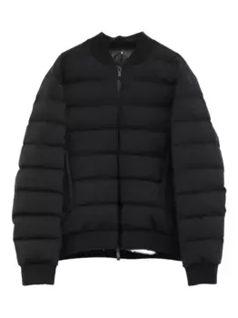 Стеганый пуховик MONCLER, черный
