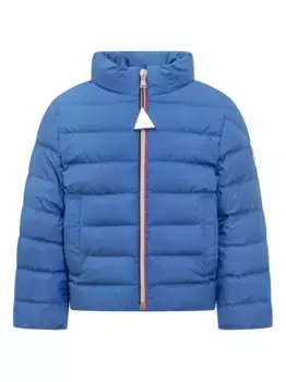 Стеганый пуховик Moncler Enfant, синий