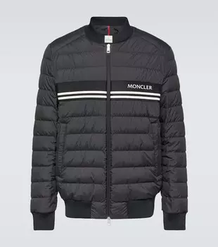 Стеганый пуховик mounier Moncler, черный