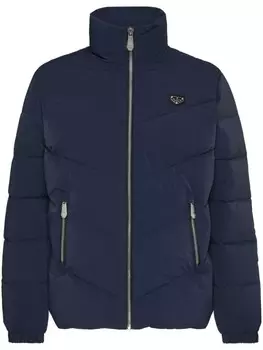 Стеганый пуховик Philipp Plein, синий