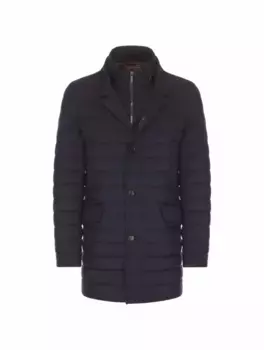 Стеганый пуховик Ponti MooRER, тёмно-синий