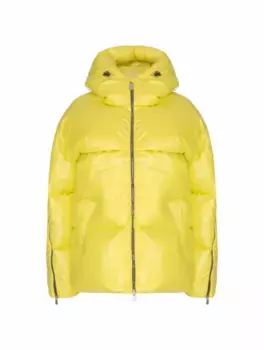 Стеганый пуховик с капюшоном BLANCHETT GOOSE, жёлтый