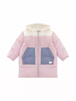 Стеганый пуховик с логотипом EMPORIO ARMANI, мультиколор