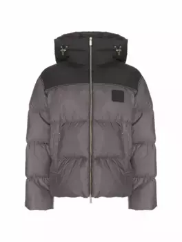 Стеганый пуховик с логотипом Off-White, мультиколор