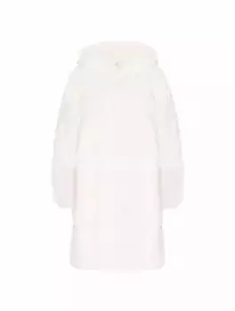 Стеганый пуховик с логотипом Panicale, белый