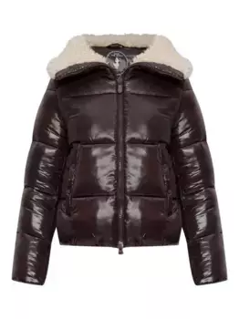 Стеганый пуховик Save The Duck, коричневый