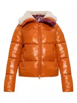 Стеганый пуховик Save The Duck, оранжевый