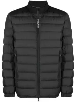 Стеганый пуховик WOOLRICH, черный