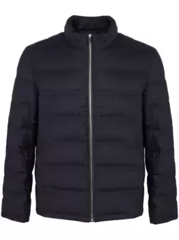 Стеганый пуховик YVES SALOMON, синий