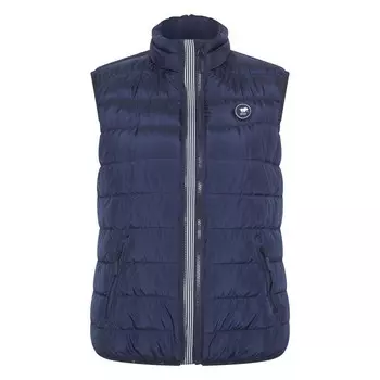 Стеганый пуховик жилет POLO SYLT, цвет blau