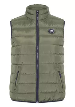 Стеганый пуховик жилет POLO SYLT, цвет gruen