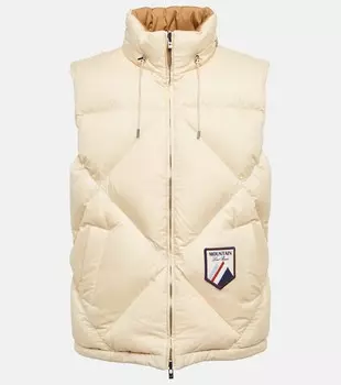 Стеганый пуховый жилет LORO PIANA, бежевый