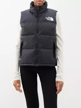 Стеганый пуховый жилет retro nuptse 1996 года The North Face, черный