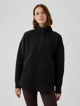 Стеганый свитер Gap, черный