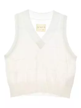 Стеганый топ без рукавов Cordera, белый