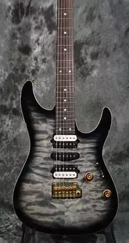 Гитара Ibanez AZ47P1QM Premium Series, ледяной чёрный