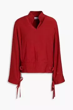 Стеганый топ из тонкой ткани KENZO, красный
