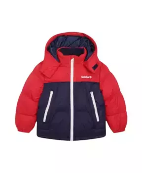 Стеганый водоотталкивающий пуховик Timberland, красный