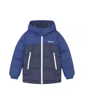 Стеганый водоотталкивающий пуховик Timberland, синий