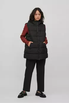 Стеганый женский жилет Vila, черный