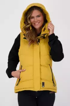 Стеганый жилет Alife & Kickin "JunisAK A Vest женский стеганый жилет", цвет Camel