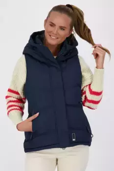 Стеганый жилет Alife & Kickin "JunisAK A Vest женский стеганый жилет", цвет морской волны