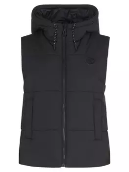 Стеганый жилет AMBER & JUNE, черный