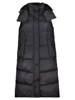 Стеганый жилет AMBER & JUNE, черный