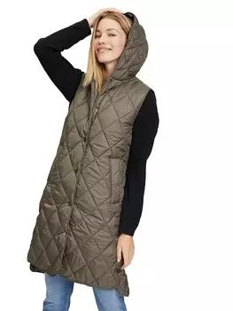 Стеганый жилет AMBER & JUNE, хаки