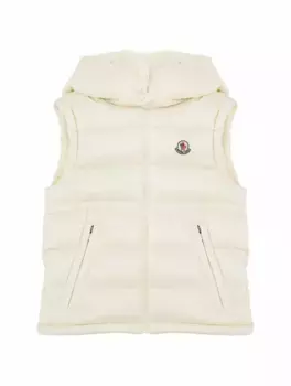 Стеганый жилет Ania Moncler, белый