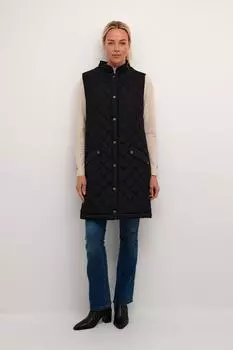 Стеганый жилет Arwen Cream, черный