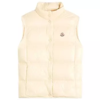 Стеганый жилет Badia Moncler, бежевый