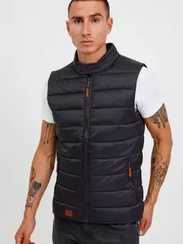 Стеганый жилет бхкам Blend, серый