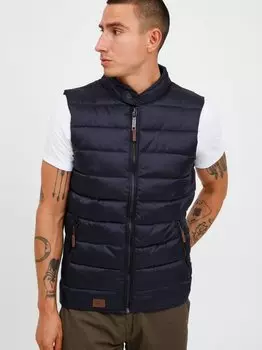 Стеганый жилет бхкам Blend, синий