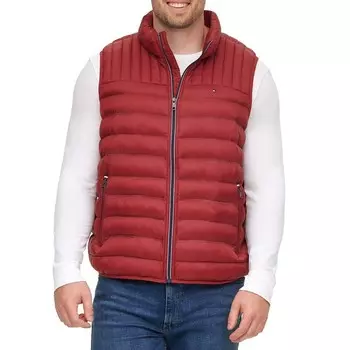 Стеганый жилет Big & Tall Tommy Hilfiger, красный