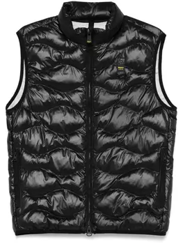 Стеганый жилет Blauer с подкладкой, черный