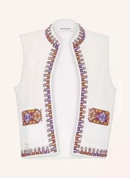 Стеганый жилет Cairoll Lollys Laundry, белый