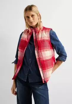 Стеганый жилет Cecil с молнией, красный
