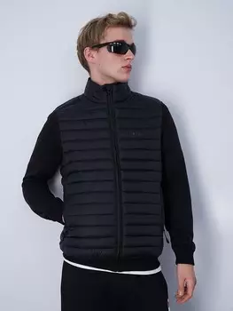 Стеганый жилет Champion, черный