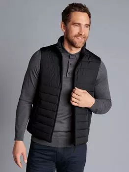 Стеганый жилет Charles Tyrwhitt, черный