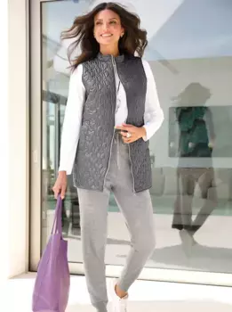 Стеганый жилет Classic Basics, антрацит