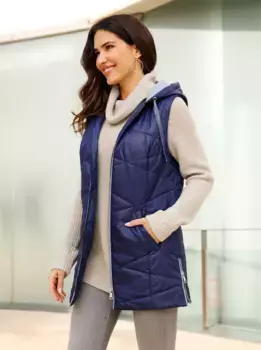 Стеганый жилет Classic Basics, цвет морской волны