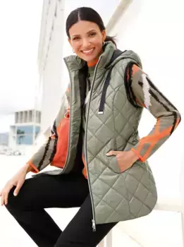 Стеганый жилет Classic Basics, хаки