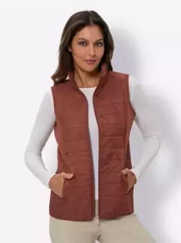 Стеганый жилет Classic Basics, коричневый