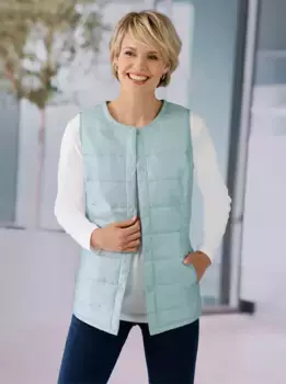 Стеганый жилет Classic Basics, мятный