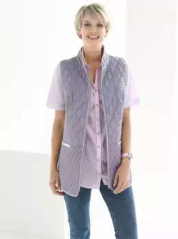 Стеганый жилет Classic Basics, серый